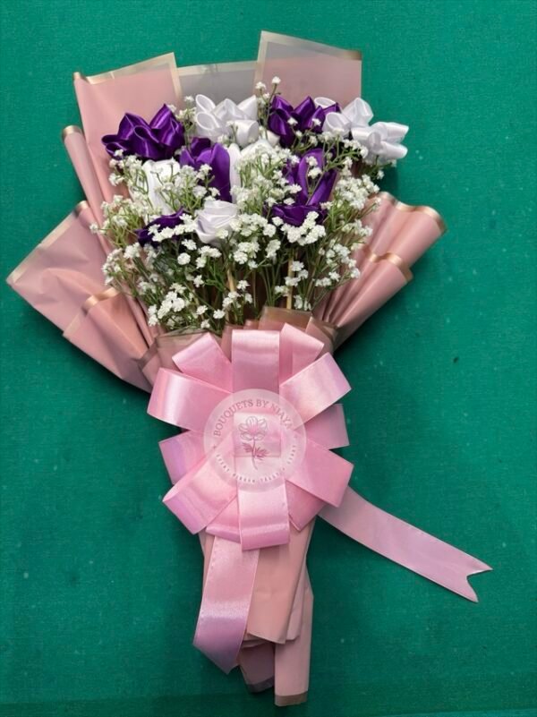 18 Rose Ribbon Bouquet - Image 2